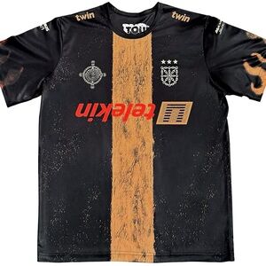 Kids Black and Orange Graphic T-Shirt